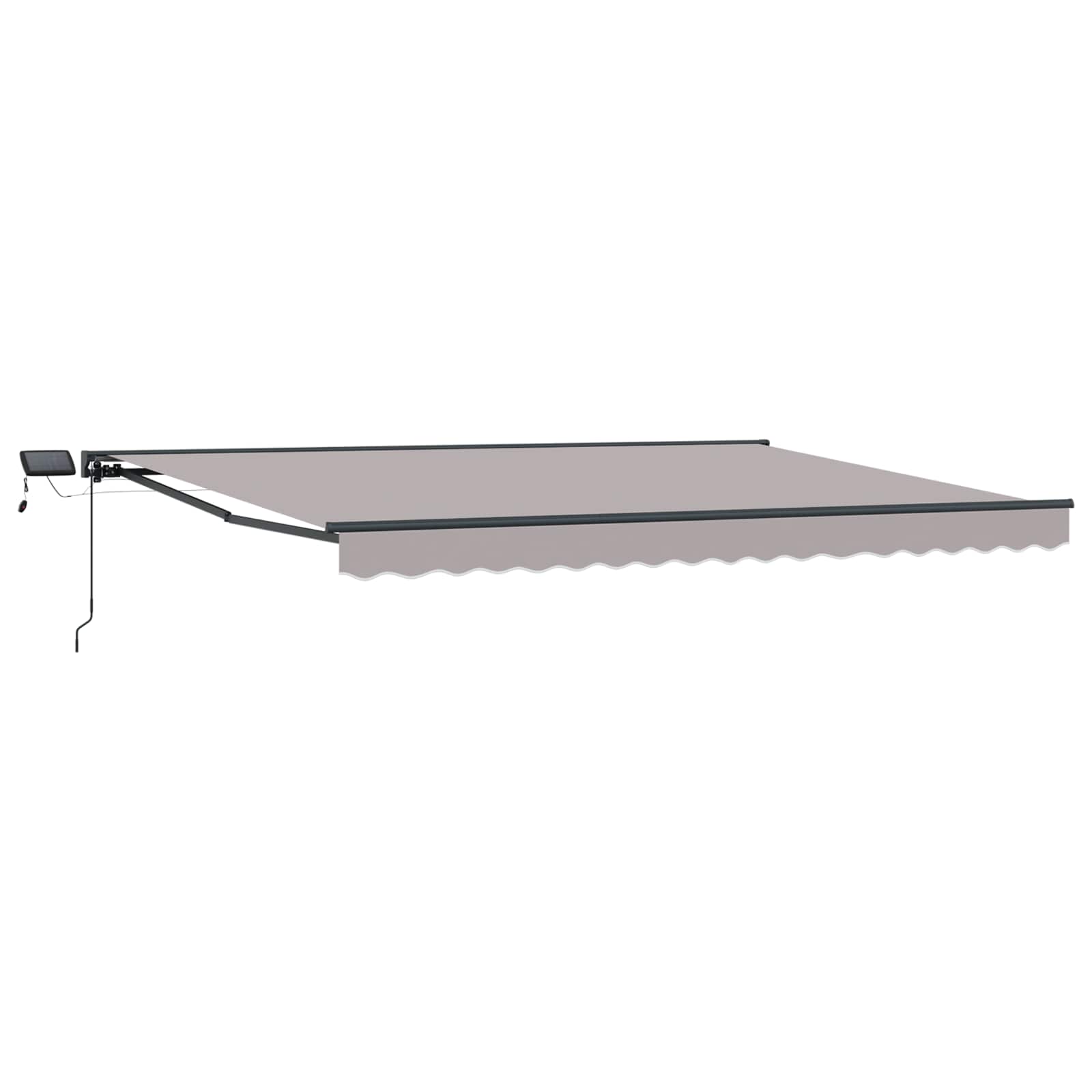 Handmatige Luifelhouder met LED's 4 × 3,5 m