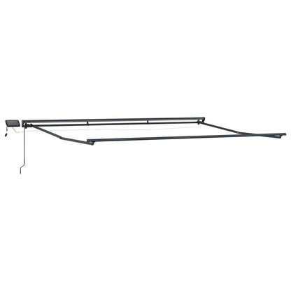 Handmatige Luifelhouder met LED's Geel en Oranje 5 × 3,5 m