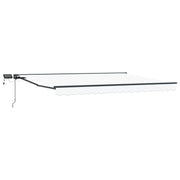 Luifel 5x3.5 m handmatig met LED wit