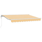 Electric Retractable Awning Yellow 3 x 2.5 m