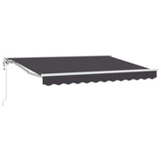 Electric Retractable Awning Anthracite 3 x 2.5 m