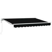 Electric Retractable Awning Black 3 x 2.5 m