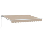 Electric Retractable Awning Beige 3 x 2.5 m
