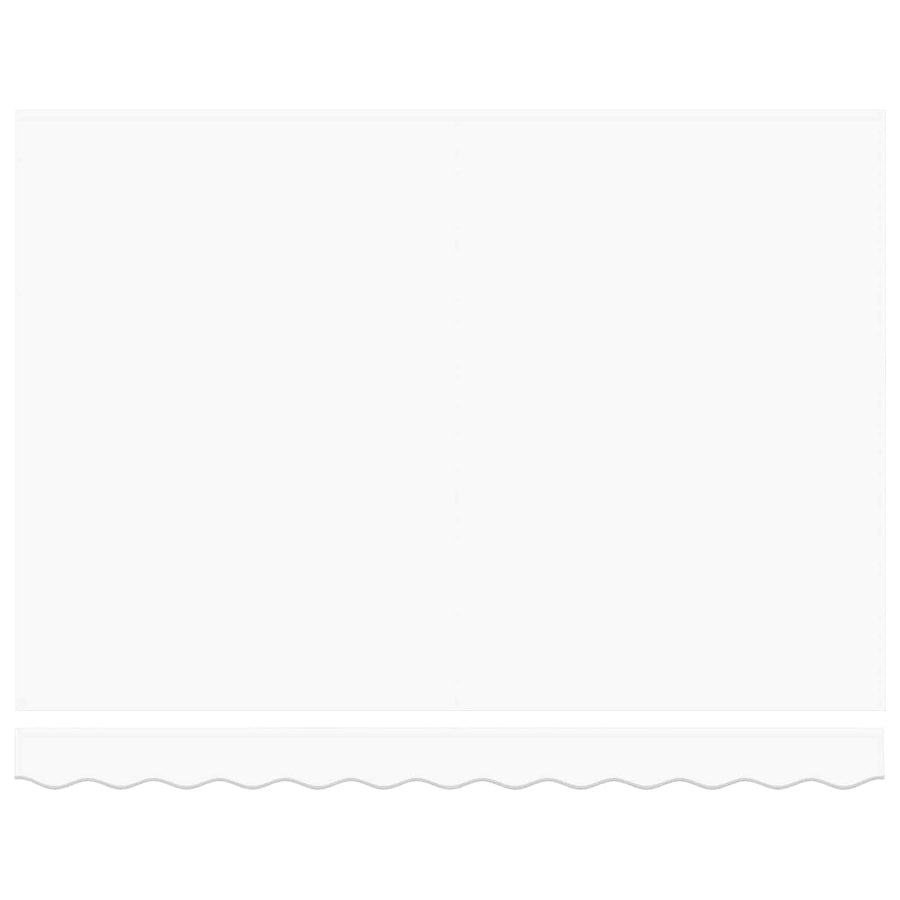 Elektrisch Uittrekbaar Zonnescherm Wit 3 x 2,5 m