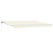 Elektrisch zonnescherm 4,5x3,5 m crème