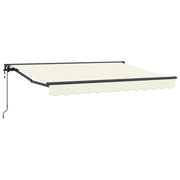 Elektrisch zonnescherm 3x2 m crème