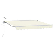 Elektrisch zonnescherm 3,5 x 2 m crème