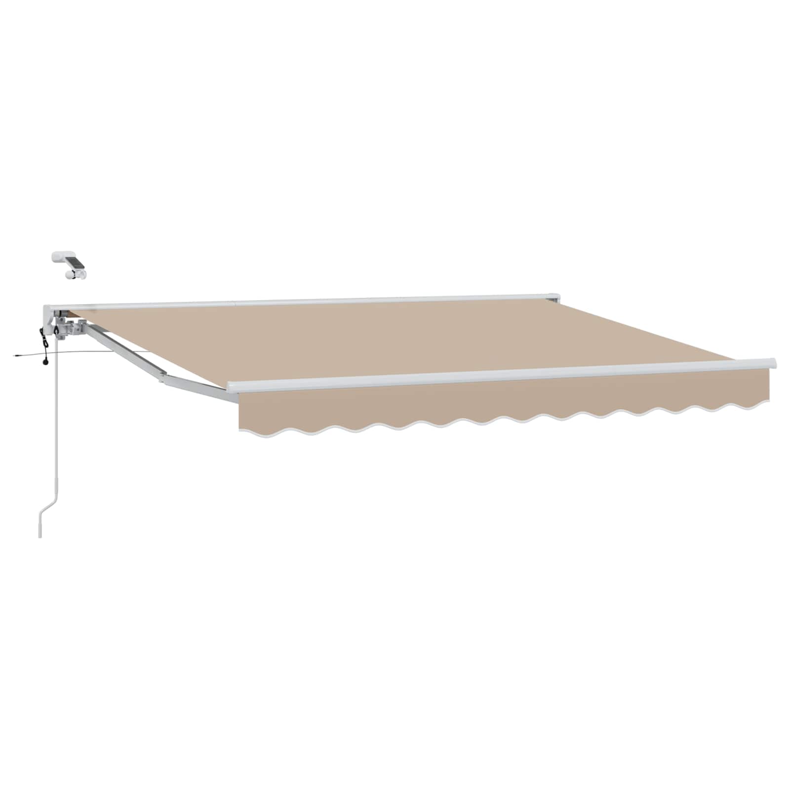 Elektrisch Uittrekbaar Zonnescherm Beige 3,5 x 2 m