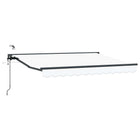 Elektrisch zonnescherm 300x200 cm wit