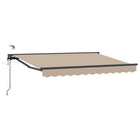 Electric Retractable Awning Beige 3.5 x 2 m