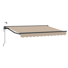 Elektrisch Uittrekbaar Zonnescherm Beige 3,5 x 2,5 m