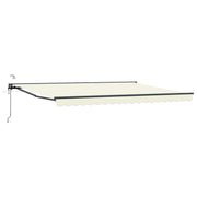 Elektrisch zonnescherm 4,5 x 3,5 m crème