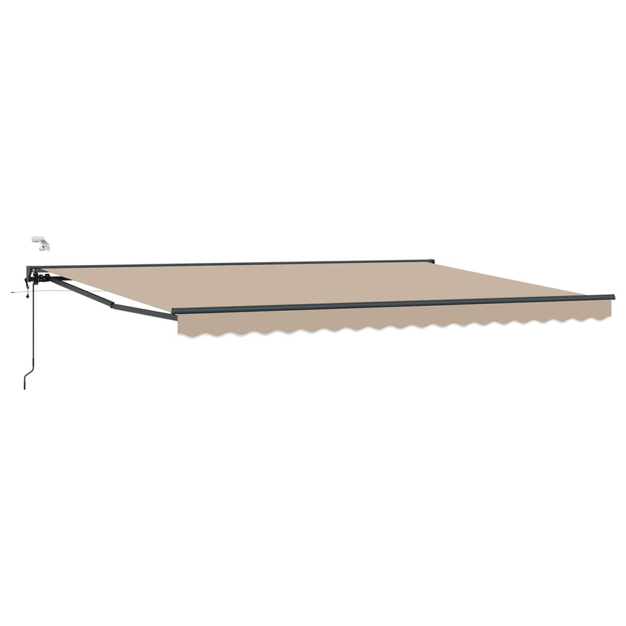 Elektrisch Uittrekbaar Zonnescherm Beige 4,5 × 3,5 m