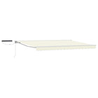 Elektrisch zonnescherm 4 x 2 m crème