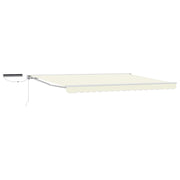 Elektrisch zonnescherm 4x3 m crème
