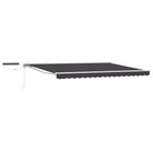 Electric Retractable Awning Anthracite 4 × 3 m