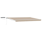 Elektrisch zonnescherm 4x3 m beige
