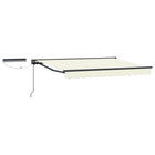 Electric Retractable Awning Cream 3.5 x 2.5 m