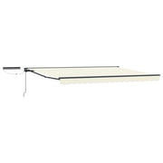 Elektrisch zonnescherm 4,5 x 3 m crème