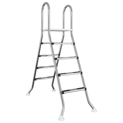 Ladder voor bovengronds zwembad 195 x 150 cm 4-traps