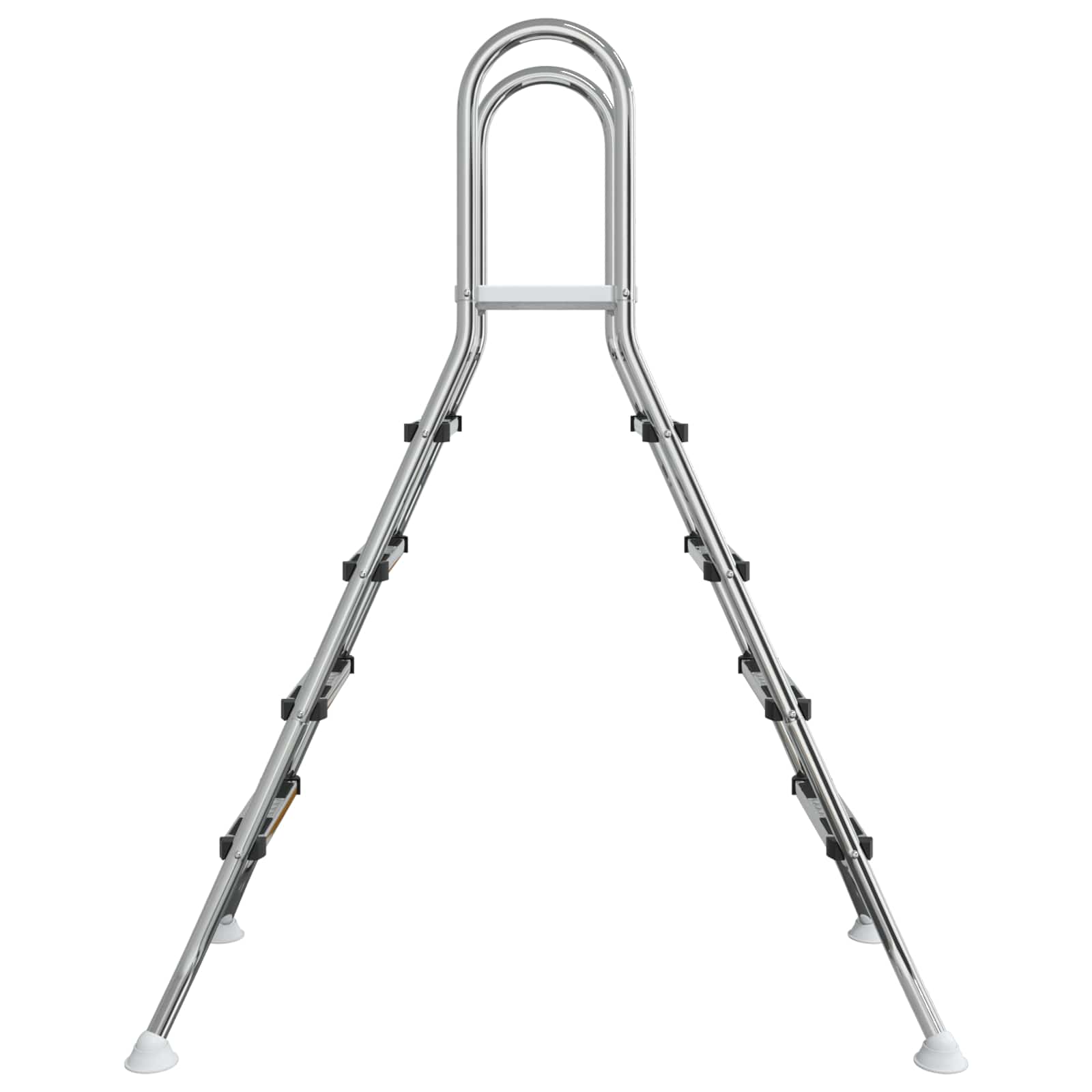 Ladder voor bovengronds zwembad 195 x 150 cm 4-traps