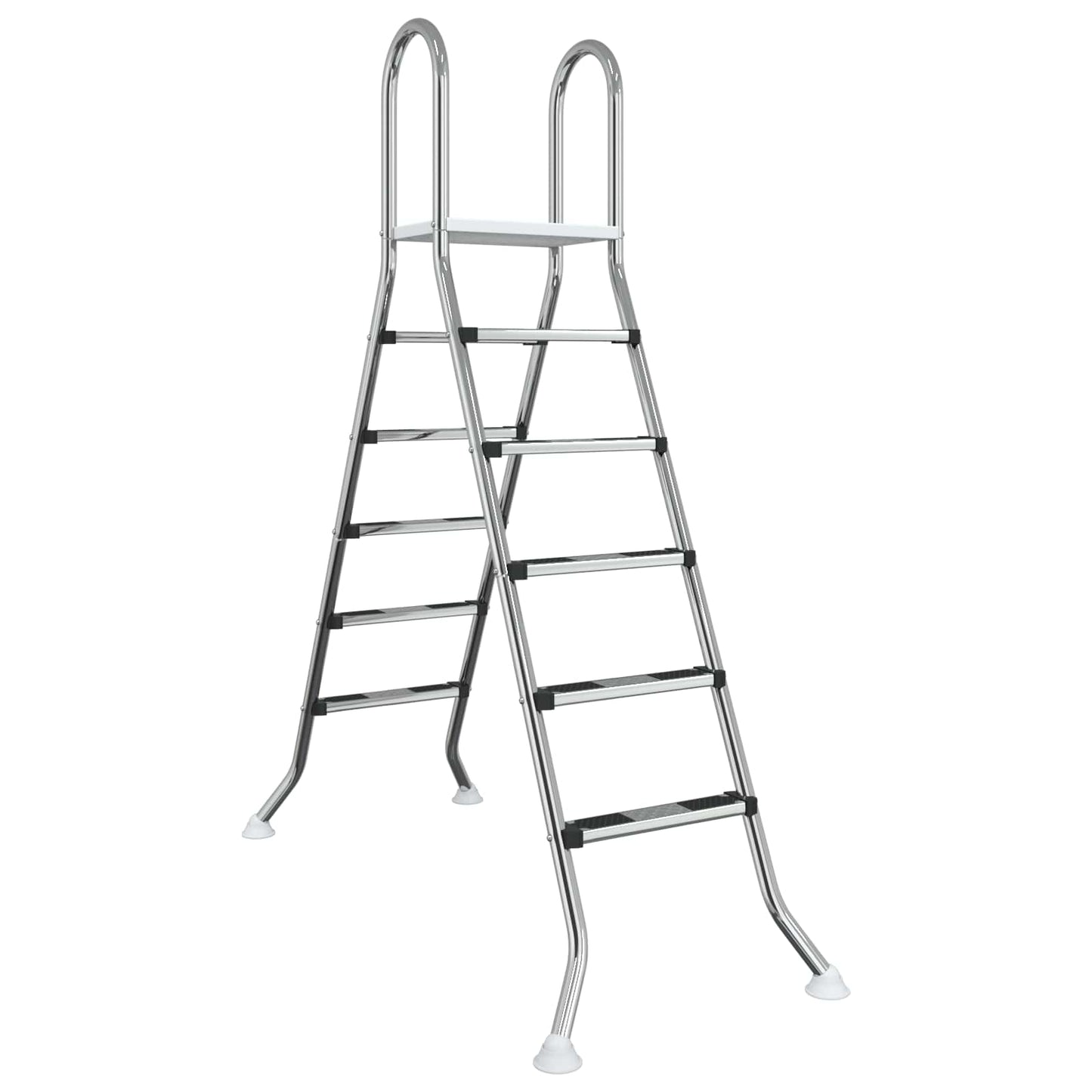 Ladder voor bovengronds zwembad 224 x 175 cm 5-traps
