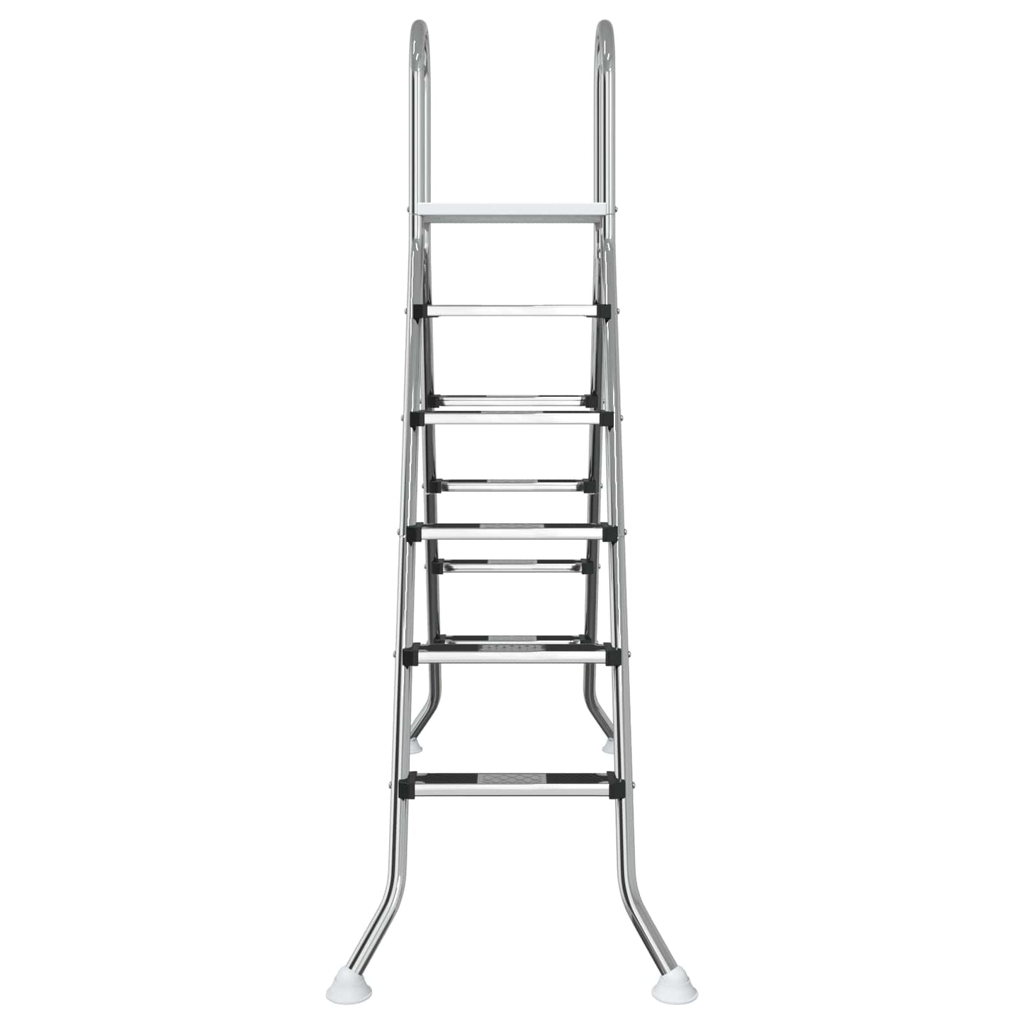 Ladder voor bovengronds zwembad 224 x 175 cm 5-traps