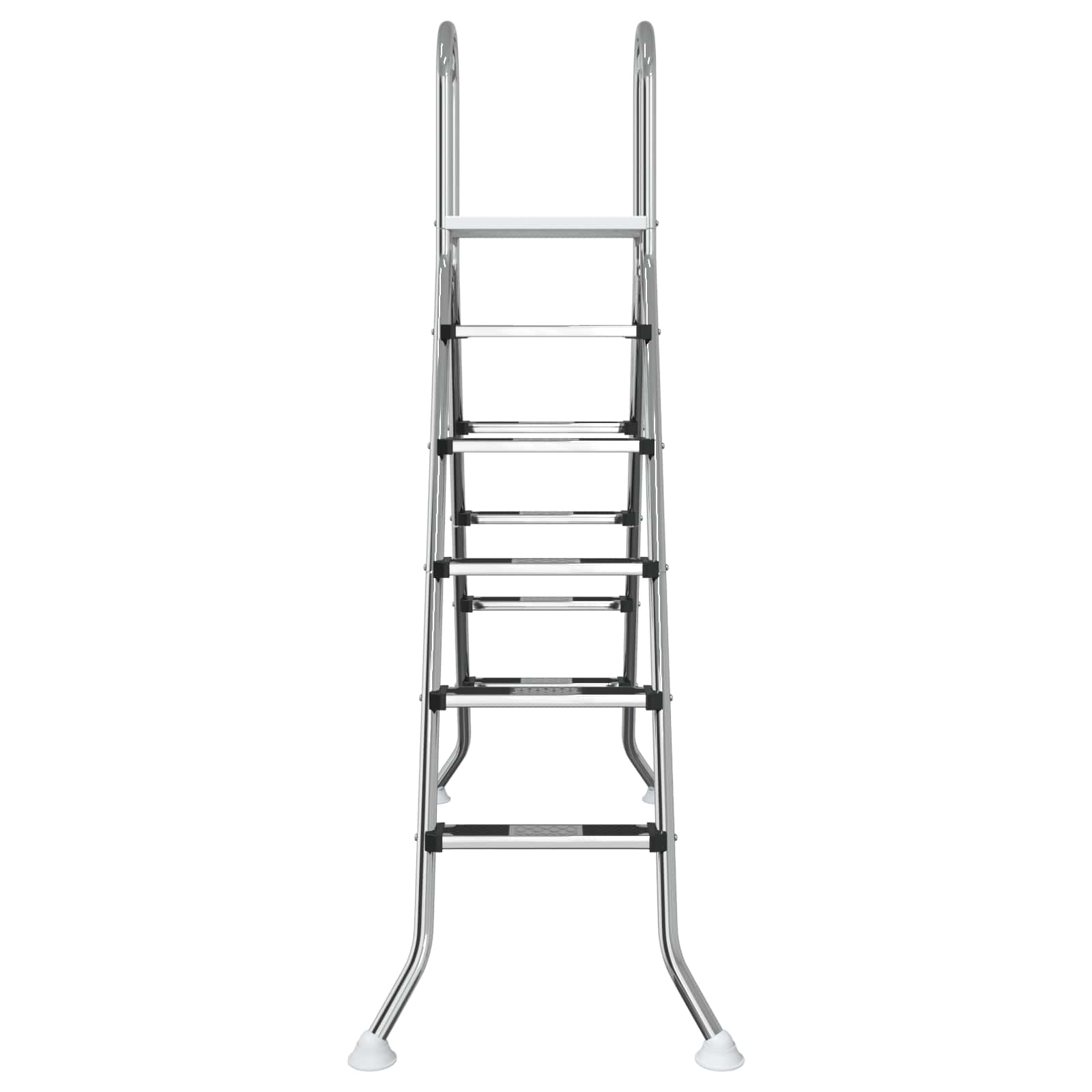Ladder voor bovengronds zwembad 224 x 175 cm 5-traps