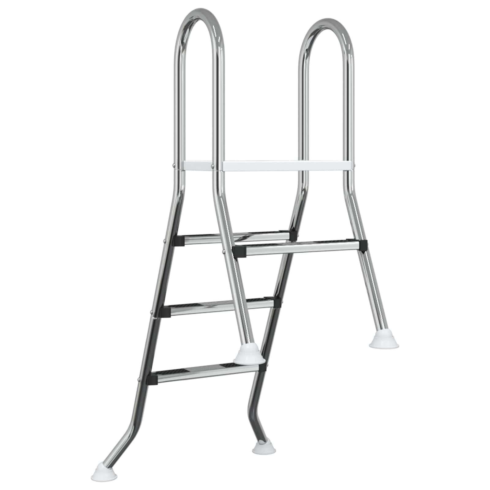 Deels ingegraven zwembadtrap 172 x 106 cm 3-traps