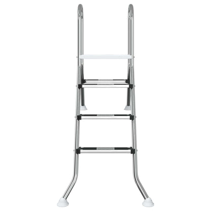 Deels ingegraven zwembadtrap 172 x 106 cm 3-traps