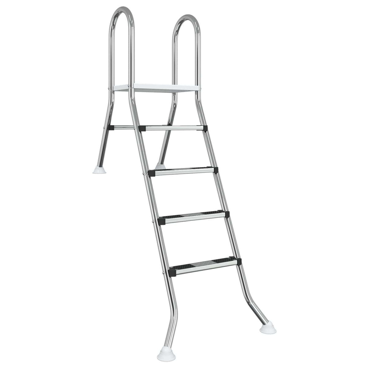 Deels ingegraven zwembadtrap 195 x 116 cm 4-traps