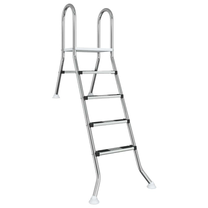 Deels ingegraven zwembadtrap 195 x 116 cm 4-traps