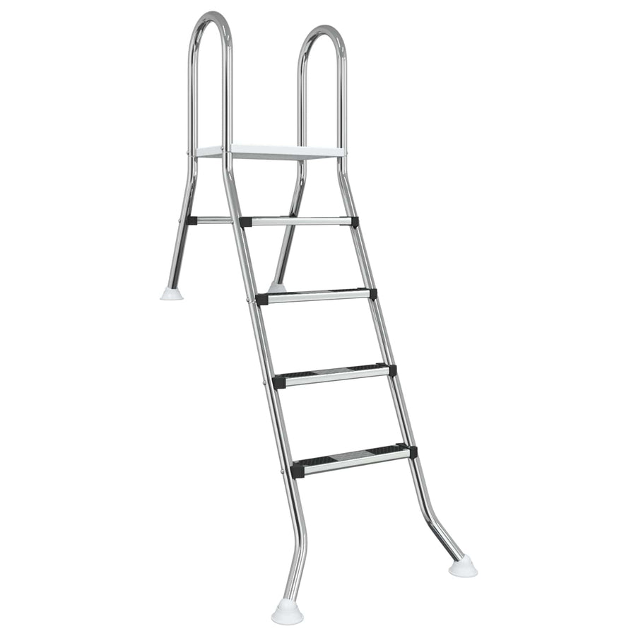 Deels ingegraven zwembadtrap 195 x 116 cm 4-traps