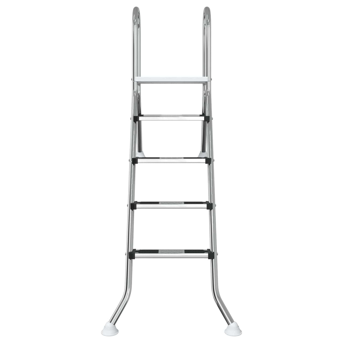 Deels ingegraven zwembadtrap 195 x 116 cm 4-traps