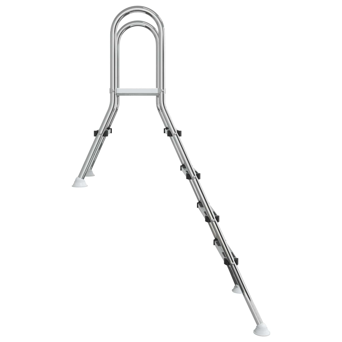 Deels ingegraven zwembadtrap 195 x 116 cm 4-traps