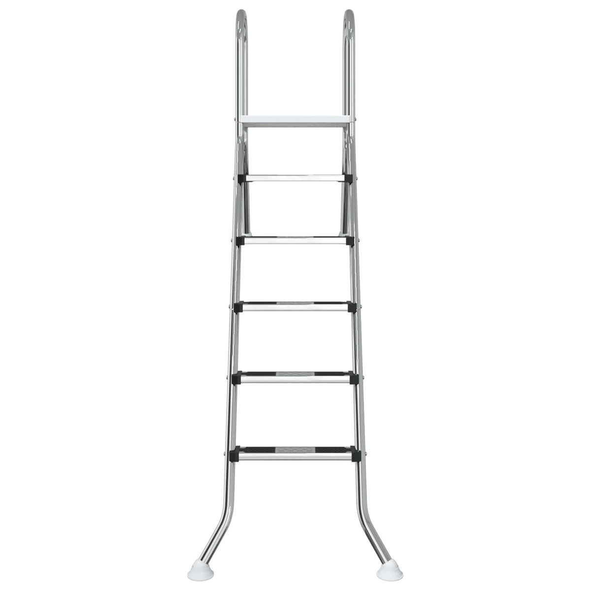 Deels ingegraven zwembadtrap 222 x 128 cm 5-traps