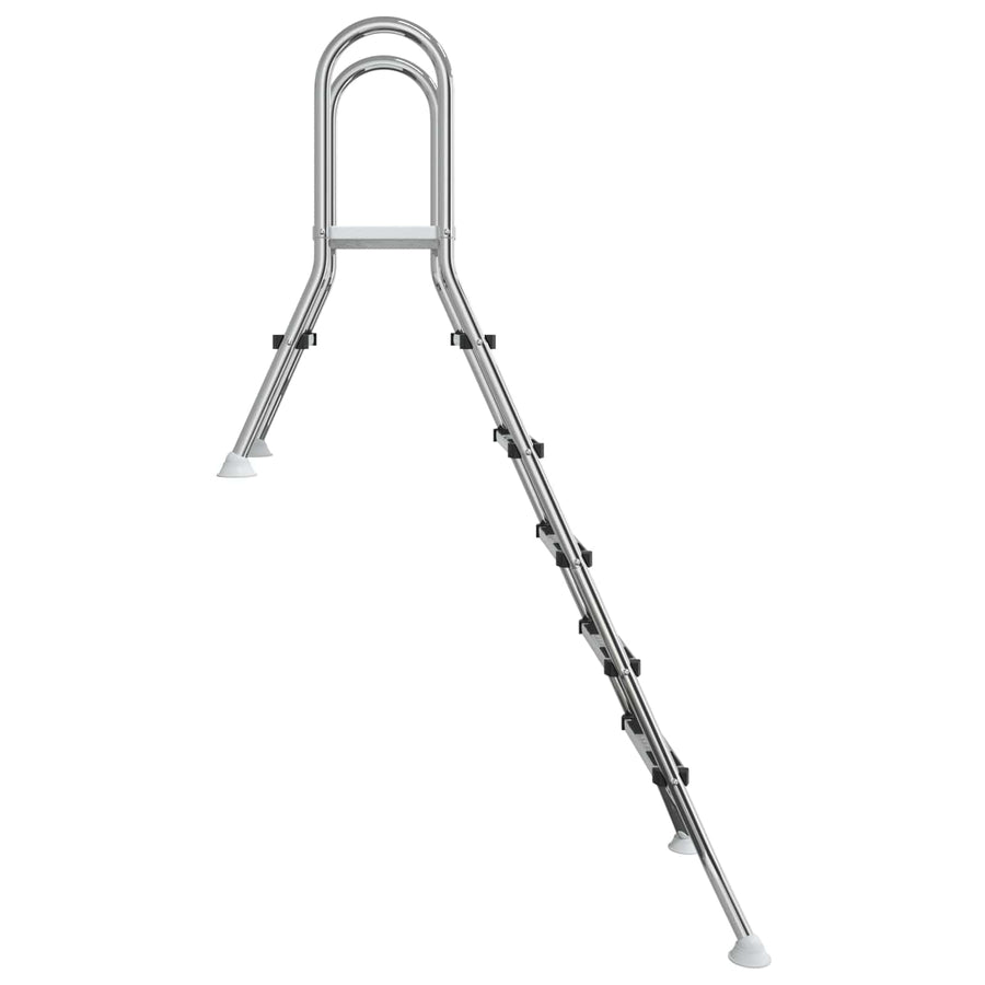 Deels ingegraven zwembadtrap 222 x 128 cm 5-traps