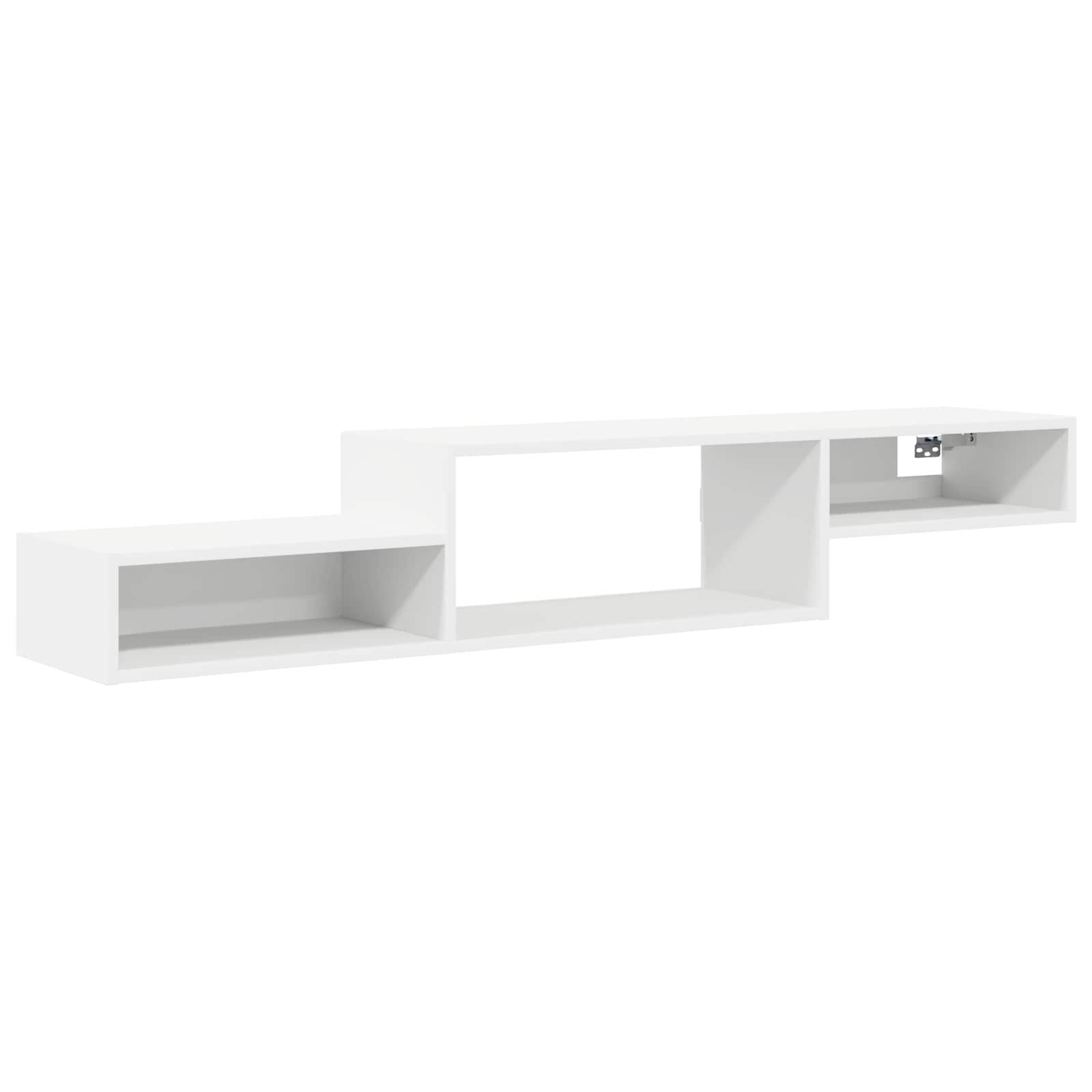 Wandgemonteerd tv-meubel Muurmontage Wit 150 x 28 x 26 cm