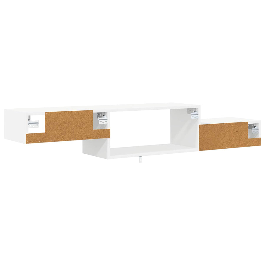 Wandgemonteerd tv-meubel Muurmontage Wit 150 x 28 x 26 cm