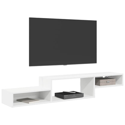 Wandgemonteerd tv-meubel Muurmontage Wit 150 x 28 x 26 cm