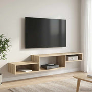 Tv-meubel wandmontage 150x28x26 cm sonoma eiken