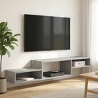 Wall-Mounted TV Cabinet Wall Mounting Concrete Grey