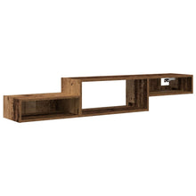 Wandgemonteerd tv-meubel Muurmontage Oud hout 150 x 28 x 26 cm