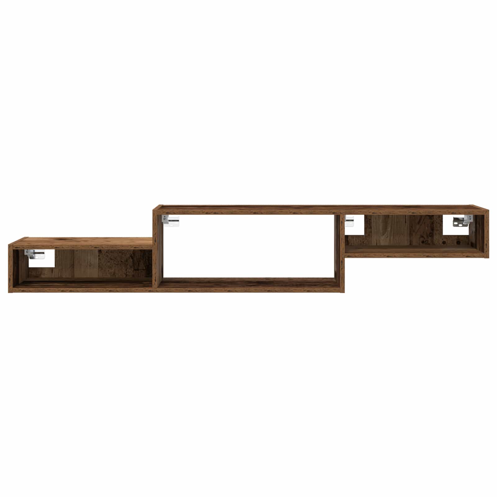 Wandgemonteerd tv-meubel Muurmontage Oud hout 150 x 28 x 26 cm