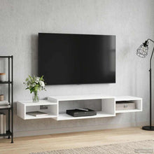 Wandgemonteerd tv-meubel Muurmontage Wit 140 x 28 x 21 cm