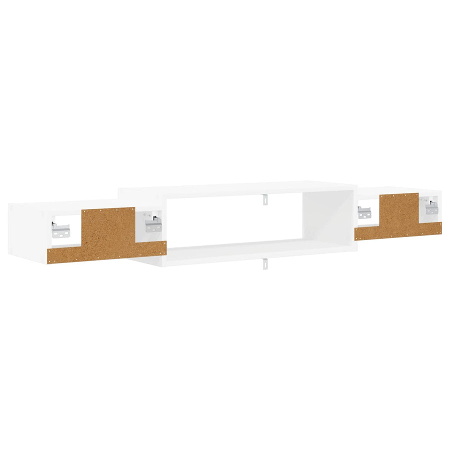 Wandgemonteerd tv-meubel Muurmontage Wit 140 x 28 x 21 cm