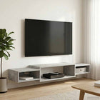 Wall-Mounted TV Cabinet Wall Mounting Concrete Grey