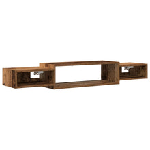 Wandgemonteerd tv-meubel Muurmontage Oud hout 140 x 28 x 21 cm