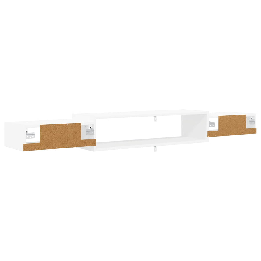 Wandgemonteerd tv-meubel Muurmontage Wit 180 x 28 x 21 cm