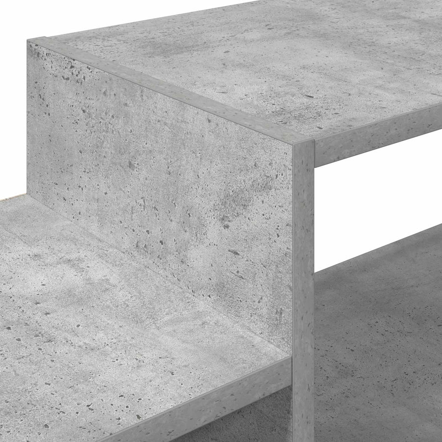 Wandgemonteerd tv-meubel Muurmontage Betongrijs
